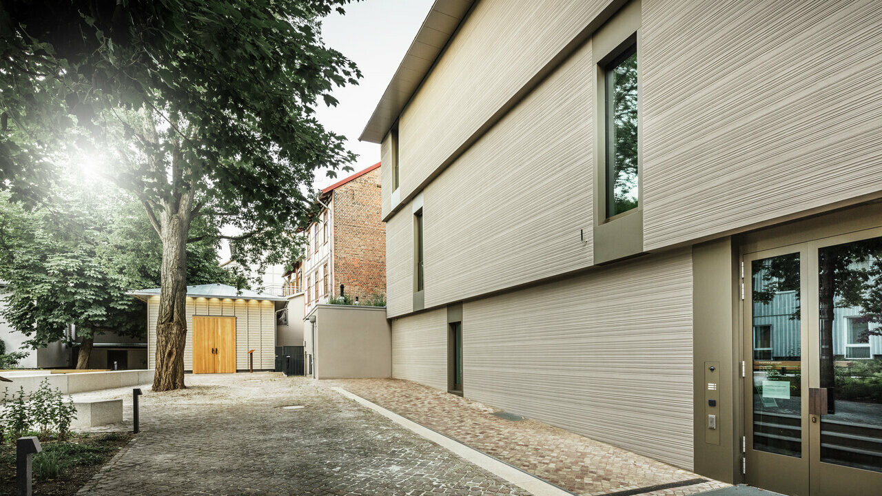 Blick auf das Kunsthaus in Göttingen.