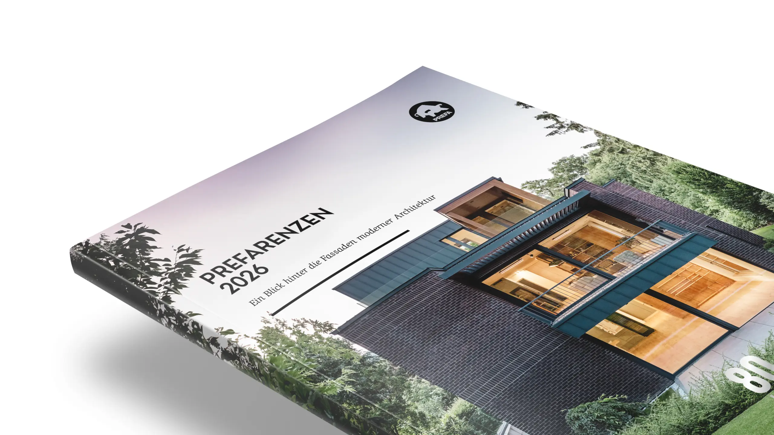 Bild des Prefarenzen Buches der Ausgabe vom Jahr 2026 auf weißem Hintergrund. Am Cover ist ein Haus der Prefarenzen abgebildet. 