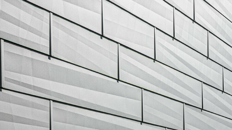 Panneau de façade FX.12 avec les pliures caractéristiques, P.10 gris souris
