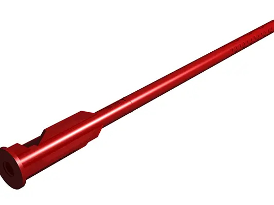 Cheville d’isolation PREFA Ø 10 mm, disponible dans les longueurs 120 mm, 180 mm et 280 mm, adaptée aux goujons de collier pour cheville d’isolation ⌀ 10 pour collier (ITE).