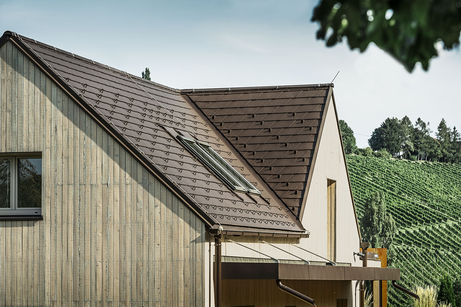 Tuile PREFA brun noisette